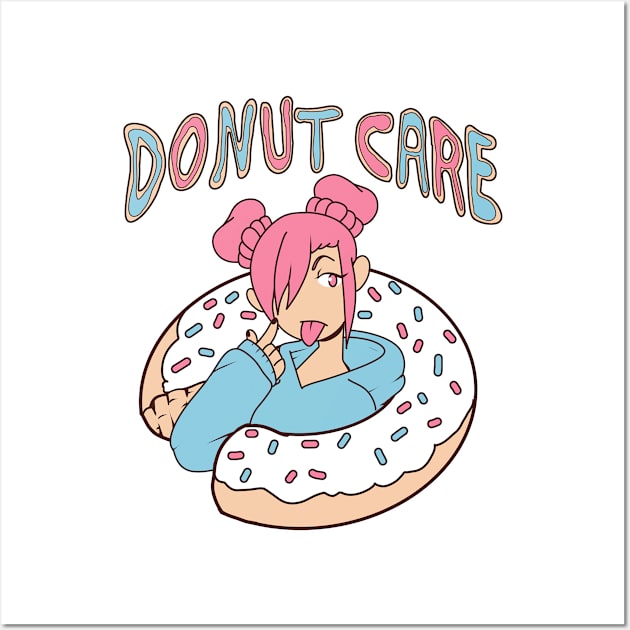 Donut Care Wall Art by Tanchyuu